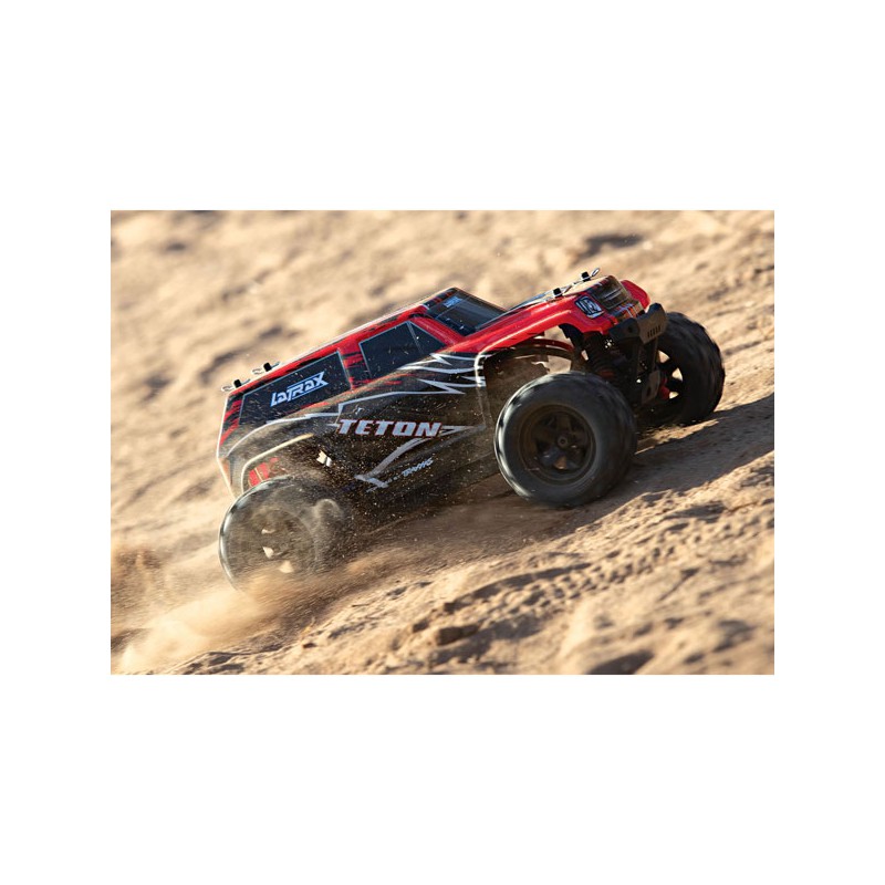 Traxxas Latrax Teton 4x4 brushed rouge x avec accus / chargeur